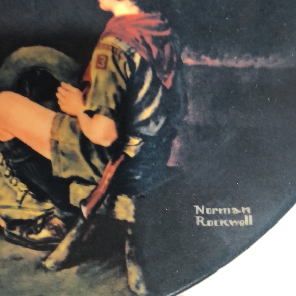 Edwin M. Knowles Old School by Norman Rockwell collector’s plate - Picture 3 of 7